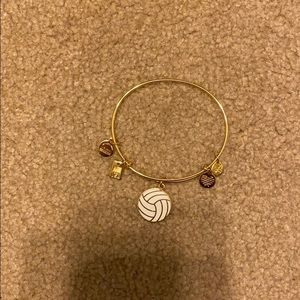Gold Volleyball Alex and Ani Bracelet